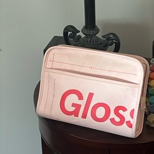 Glossier makeup bag